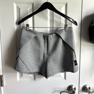 Adidas gray structured tennis prep athletic shorts sporty gym